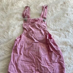 Zara pink overall dress